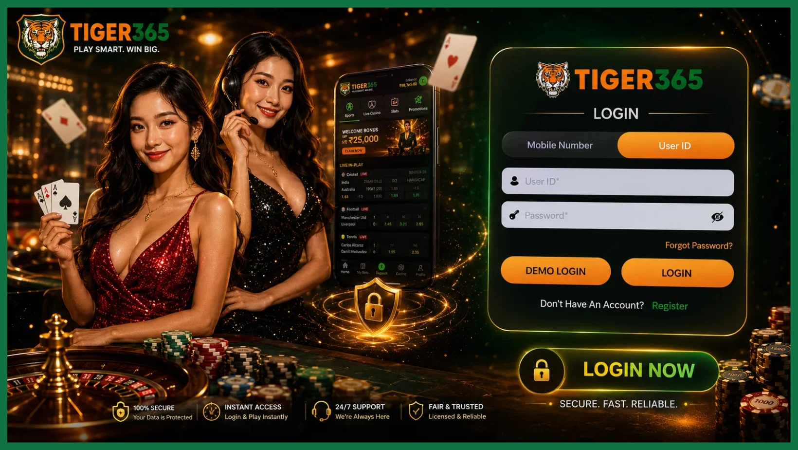 Login 2 Tiger365 Login