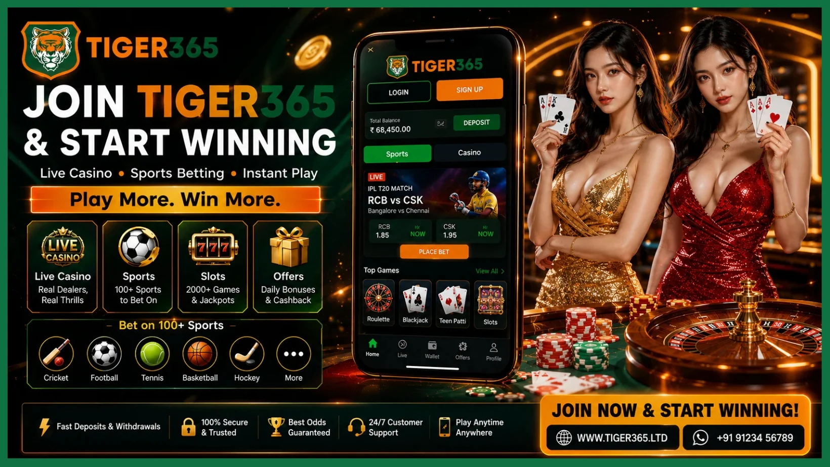 Sign Up 2 Tiger365 pro Sign up